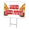 Signmission Loaded Baked Potato Yard Sign & Stake outdoor plastic coroplast window, C-1824 Loaded Baked Potato C-1824 Loaded Baked Potato - alternate 1